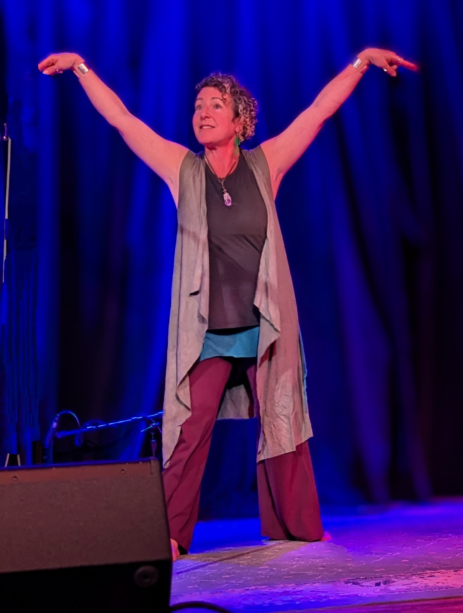 Megan Sims performing at the Ark in Ann Arbor, Michigan